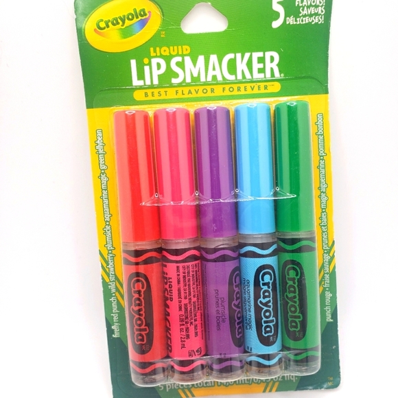 Crayola Other - Crayola liquid lip smacker gloss 5pc lip gloss